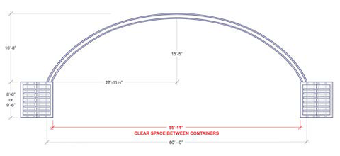 60' Double Truss Dimensions