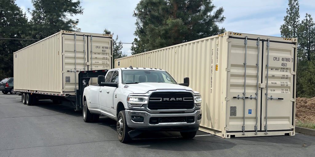 Cascade Crate Delivery Truck
